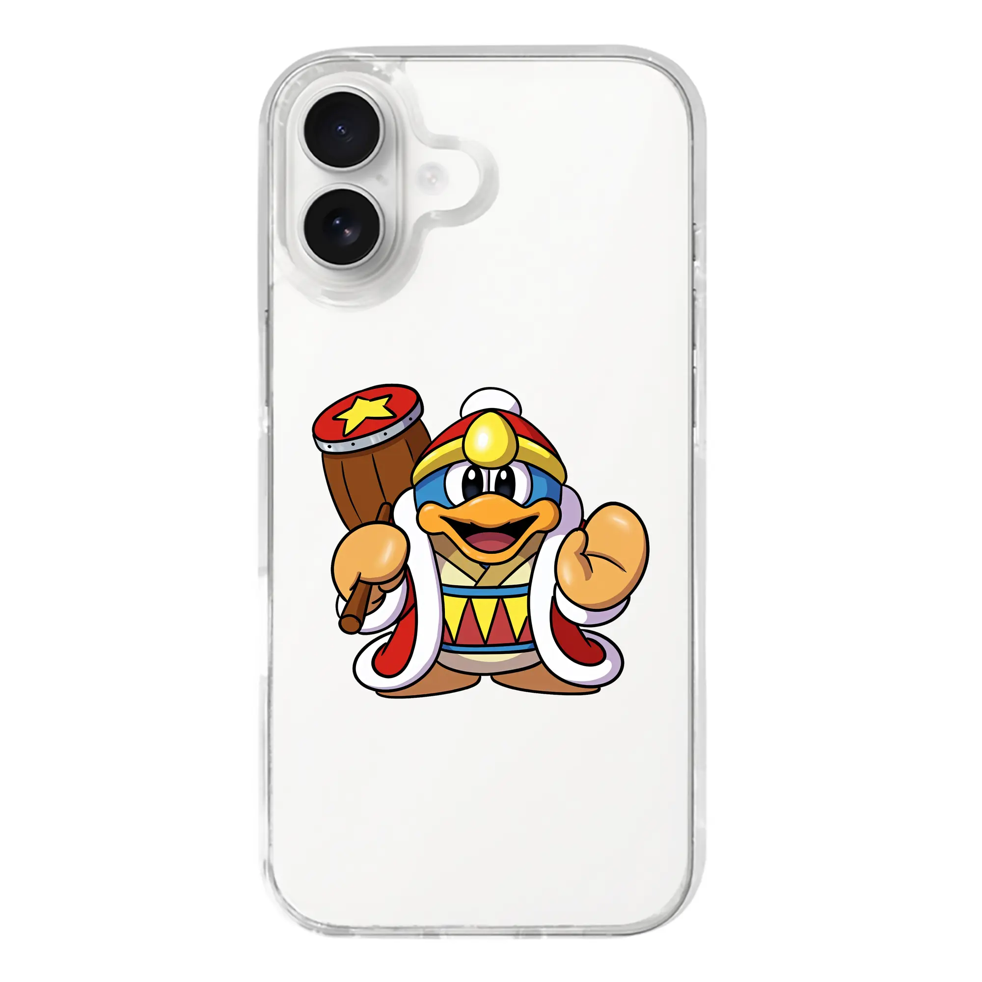 星のカービィ グッズ デデデ大王 - iPhone 17シリーズ 透明スマホケース – 薄型・耐衝撃・精密フィット保護カバー